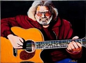 Balin's portrait of Jerry Garcia. He painted it from life.