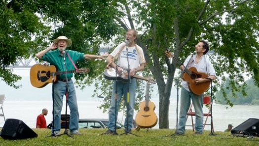 andy revkin with pete seeger